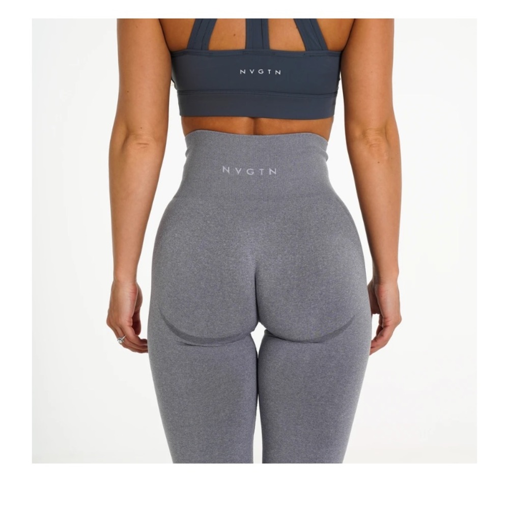 Grey Contour Seamless Leggings